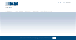 Desktop Screenshot of ieb.de