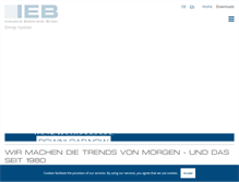 Tablet Screenshot of ieb.de